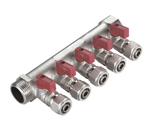 Structure of floor heating water distributor