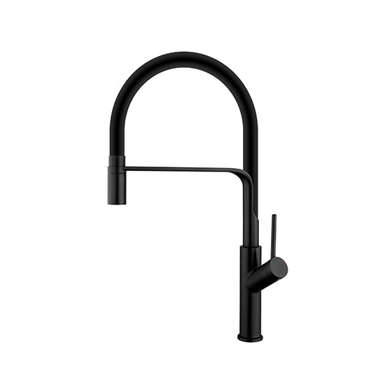 JY-8807A pull-out/pull-down Sink kitchen faucet, Kitchen Faucet Matt Black With Pull Down Sprayer