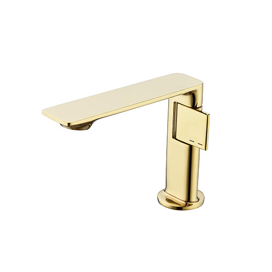 DG002140 Sliding plate single hole Brushed Gold basin tab faucet