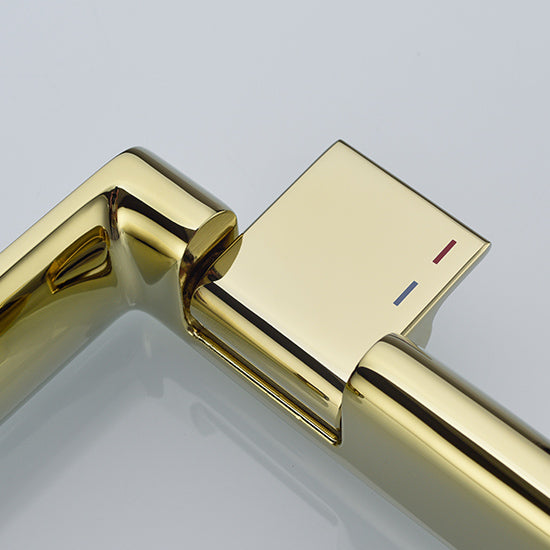 DG002140 Sliding plate single hole Brushed Gold basin tab faucet