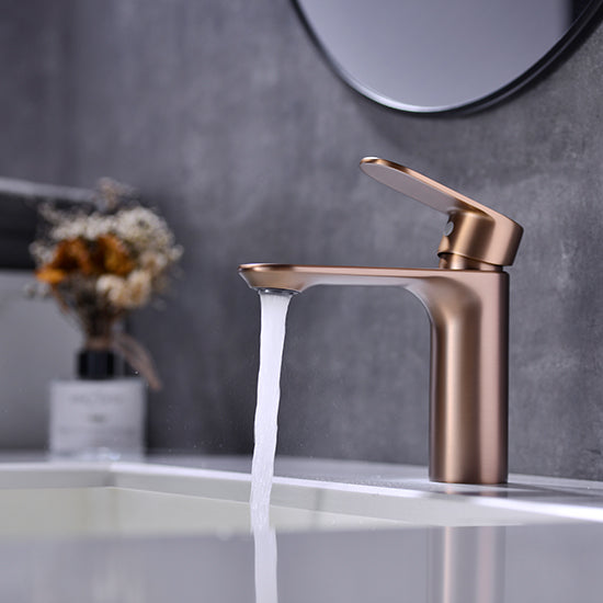 DG012 small Moon Series Gold basin mixer manufacturer