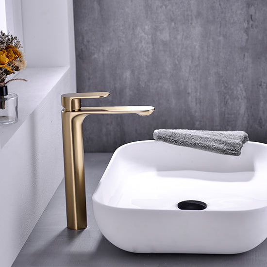 DG012 small Moon Series Gold basin mixer manufacturer