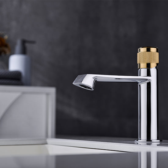 DG022 M series brass body/zinc handle Chrome Basin Taps