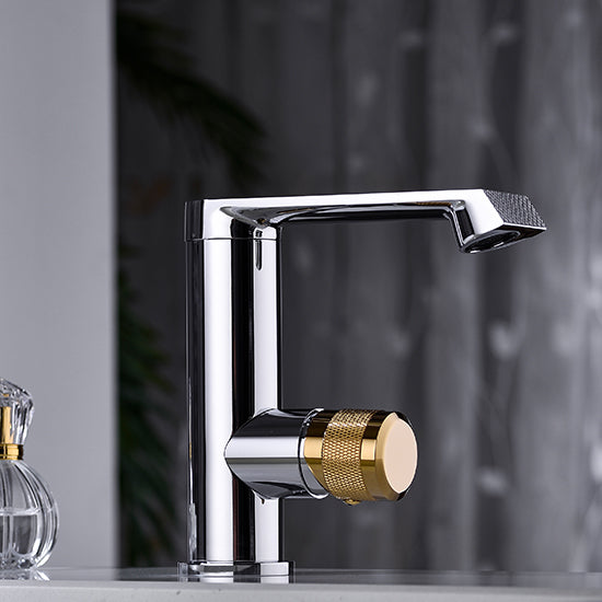 DG022 M series brass body/zinc handle Chrome Basin Taps