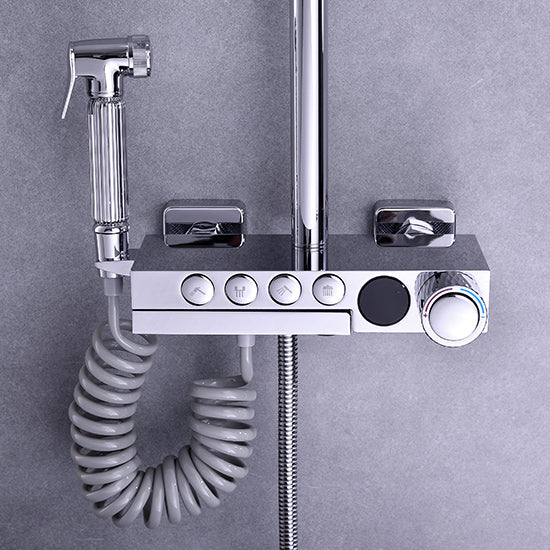 DG05745 Frankfurt Fourth Gear Digital Shower, Bathroom Stainless Steel Modern Style Shower Set