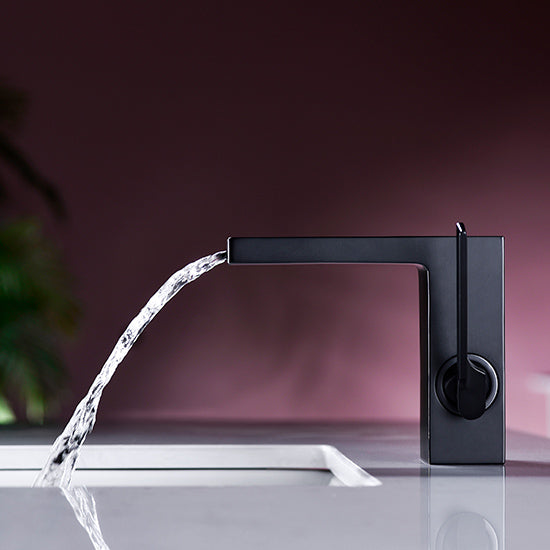 DG07610P 76 series waterfall single hole digital display basin faucet