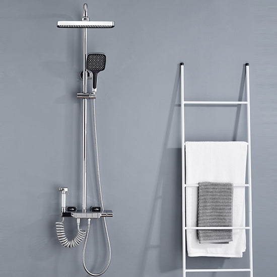 DG 10745-S-HW thermostatic mixer tap shower with A piano digital display 4th gear