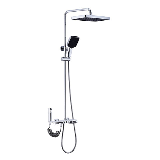 DG12095 Factory price Sanitary Ware Of Bathroom Shower Faucet, Square Rain Shower Head Set