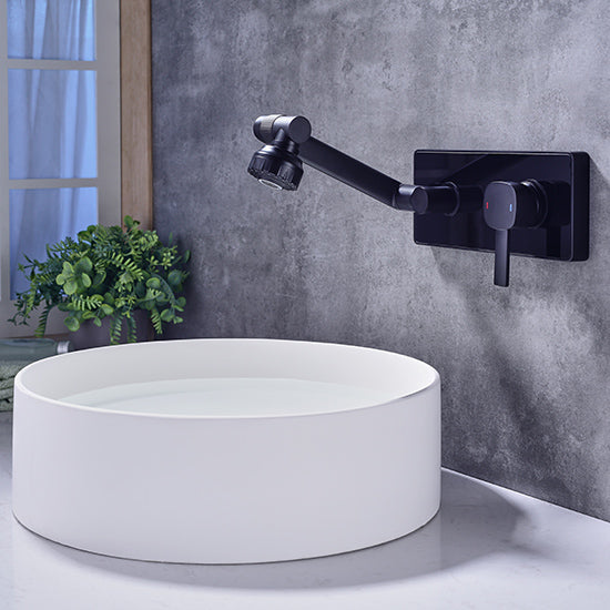 Matte black Concealed Basin Taps supplier DG513