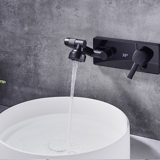 Matte black Concealed Basin Taps supplier DG513