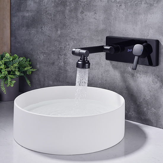 Matte black Concealed Basin Taps supplier DG513