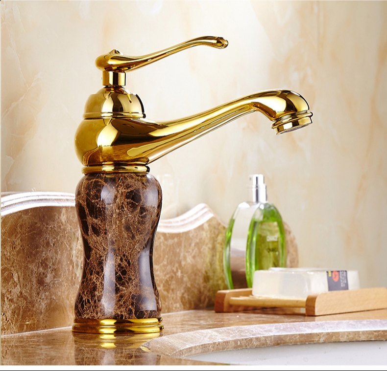 Siphon - Brass basin faucet